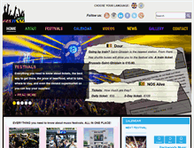 Tablet Screenshot of festivalholics.com